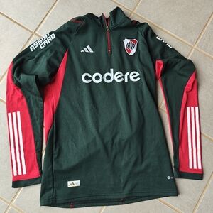 Adidas Green and Red River Plate Pullover